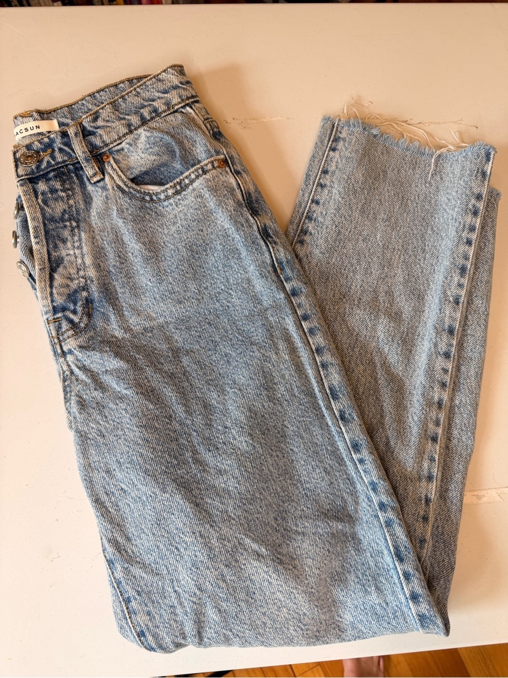 PacSun Light Blue Straight Leg Jeans